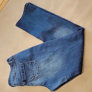 dELiA*s "Jayden" Jeans Straight Leg Mid Rise Stretch Denim Size 11/12 Short